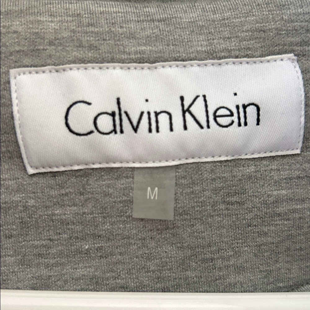 Calvin Klein Light Grey Scuba Jacket - Picture 2 of 11